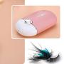 FlyItem USB Mini Portable Fans Rechargeable Electric Bladeless Handheld Air Conditioning Cooling Refrigeration Fan For Eyelash (Pink)