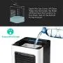 Portable Air Conditioner, Rechargeable Evaporative Air Cooler - 3 in 1 Mini USB Air Conditioner Fan, Sterilizer, Humidifier, Desktop Cooling Fan with 3 Speeds for Home Room Office Portable Air Conditioner, Rechargeable Evaporative Air Cooler - 3 in 1 Mini USB Air Conditioner Fan, Sterilizer, Humidifier, Desktop Cooling Fan with 3 Speeds for Home Room Office