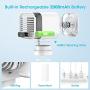 Viopic Personal Air Conditioner, 4 in1 Rechargeable 2000mAh Portable Air Conditioner Air Cooler & Humidifier & Purifier, 100% Leakproof Design Evaporative Cooler Fan with 3 Speeds for Home and Office-with Water tank