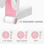 Vent miniature WINDFIRE Portable Rechargeable USB, Petit Ventil Personnel pour Voyage, Camping, Bureau (Rose)