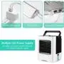 Portable Air Conditioner, Evaporative Personal Desk Fan, Quiet Air Cooler Misting Fan, 3 Wind Speed Desktop Air Conditioner Fan for Home, Office, Room Portable Air Conditioner, Evaporative Personal Desk Fan, Quiet Air Cooler Misting Fan, 3 Wind Speed Desktop Air Conditioner Fan for Home, Office, Room