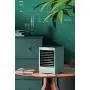 Mini Luftkühler Tragbarer Ventilator für Kleines Zimmer, Kalter Wind Persönlicher USB Evaporativer Kühl-Ventilator mit 3 Windstärken (Blau)