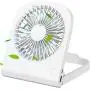 Personal USB Desk Fan, iHoven Mini Portable 14h Cooling Office Rechargeable Small Table Fan, 4800mah Quiet Battery Operated Desktop Fan Adjustable for Home Office Car Outdoor Travel White (white) Personal USB Desk Fan, iHoven Mini Portable 14h Cooling Office Rechargeable Small Table Fan, 4800mah Quiet Battery Operated Desktop Fan Adjustable for Home Office Car Outdoor Travel White (white)