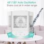 Portable Air Conditioner, Personal Air Cooler for Small Space Office Home Room, Mini Evaporative Personal Desk Fan with 700ML Water Tank Auto Oscillation
