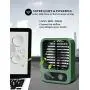 VKTEN Portable Fan, Spray Water Mist Fan, Super Quiet USB Desk Fan 3000mAh Rechargeable Personal Mister Fan with 3 Speeds, 4-15 Working Hours for Office, Travel, Outdoors, Hiking, Camping (Green)