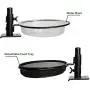 Cueillette d'oiseaux sur votre balcon avec ce distributeur d'oiseaux HLTOP : plateau de bains d'oiseaux, plateau en treillis métallique, bol d'eau détachable et support robuste à pince réglable. Parfait pour attirer les oiseaux. Cueillette d'oiseaux sur votre balcon avec ce distributeur d'oiseaux HLTOP : plateau de bains d'oiseaux, plateau en treillis métallique, bol d'eau détachable et support robuste à pince réglable. Parfait pour attirer les oiseaux.