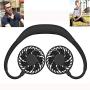 Neck Fan Personal Fan Aound Neck Neckband Fan Portable Hanging Fan Mini Hands Free Wearable Sport Fan,2000mAh USB Rechargeable 3 Speeds,LED Silent 360° Direction For Office Outdoor Trave Home