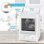 Tragbarer Luftkühler, wiederaufladbare Batteriebetriebene 60° & 120° Auto-Oszillation, Tragbarer Klimagerät-Ventilator mit 3 Windstärken & 3 Kühlstufen, Ultra-Leise Kühlventilatoren für Zuhause Schlafzimmer Büro Outdoor