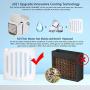 Portable Air Conditioner,3-in-1 Personal Air cooler, Evaporative with 3 Speeds,Ice Packs,2500 mAh Battery (White upgrade)