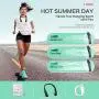 The Portable Neck Fan From Popular Earphone Design,The Leafless Neck Fan Perfect For Personal Fan, with Features,Like USB Mini Fan, Ultra-Quiet, Battery Powered Fan, Suitable For Outdoor Sports
