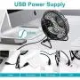 Ventilateur de Bureau, Ventilateur USB avec Airflow Amélioré, Petit Ventilateur de Bureau 6 Pouces avec Fonctionnement Silencieux, Ventilateur de Table Portable pour Bureau/Table/Chambre/Maison Ventilateur de Bureau, Ventilateur USB avec Airflow Amélioré, Petit Ventilateur de Bureau 6 Pouces avec Fonctionnement Silencieux, Ventilateur de Table Portable pour Bureau/Table/Chambre/Maison