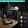 Vent de poche, Clip réglable pour portable, Mini ventilateur de bureau alimenté par batterie avec jusqu'à 11h d'autonomie, crochet d'accrochage, lumière LED, 3 vitesses, ventilateur USB réglable à 360° pour poussette, bureau, maison, tente, ouragan, urgen Vent de poche, Clip réglable pour portable, Mini ventilateur de bureau alimenté par batterie avec jusqu'à 11h d'autonomie, crochet d'accrochage, lumière LED, 3 vitesses, ventilateur USB réglable à 360° pour poussette, bureau, maison, tente, ouragan, urgen