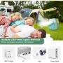 Portable Air Conditioner, Mini Fan Air Cooler Fan with 3 Wind Speeds and with 3 Spray Modes, Personal Space Humidifier with Handle Suitable for Bedroom/Office/Dorm/Camping