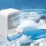 Sholov Portable Air Conditioner Fan Mini Personal Evaporative Air Cooler 90 Shaking Head with Battery with 3 Speeds & 2 Misting & LED Light for Home, Bedroom, Travel & Office, USB Charging, White Sholov Portable Air Conditioner Fan Mini Personal Evaporative Air Cooler 90 Shaking Head with Battery with 3 Speeds & 2 Misting & LED Light for Home, Bedroom, Travel & Office, USB Charging, White