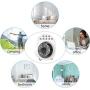 Portable Air Conditioner Fan, Small Desktop Air Cooler Fan, USB Powered Portable Personal Air Cooler, 3 speed with night light,suitable for Home Office Bedroom (WHITE)