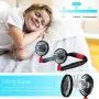 YND Portable Neck Fan Removable Neckband Fan 4000mAh Hand Free Mini Personal Fan with Dual Wind Head LCD Display USB Handheld Fan with 3 Level Air Flow for Outdoor Travel Sport(Black Red) YND Portable Neck Fan Removable Neckband Fan 4000mAh Hand Free Mini Personal Fan with Dual Wind Head LCD Display USB Handheld Fan with 3 Level Air Flow for Outdoor Travel Sport(Black Red)