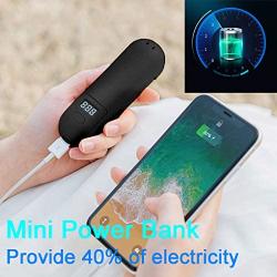 TianNorth Handheld Fan Small Personal Portable Table MiNiFan with USB Rechargeable Battery Operated Cooling Folding Electric Fan for Women Girls Kids Outdoor and Indoor 2020 NEW(Black)