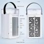 Ventilateur de Bureau Portable Ultime pour Rafraîchir l'Air et l'Humidifier - Mini Ventilateur Personnel pour Espace, Bureau, Étudiant, Ultra-Silencieux avec Purificateur d'Air et Lumières LED 7 Couleurs (Poignée Incluse) Ventilateur de Bureau Portable Ultime pour Rafraîchir l'Air et l'Humidifier - Mini Ventilateur Personnel pour Espace, Bureau, Étudiant, Ultra-Silencieux avec Purificateur d'Air et Lumières LED 7 Couleurs (Poignée Incluse)