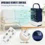 Evaporative Air Cooler,Personal Air Cooler,Portable Mini Air Cooler with Battery + Remote Evaporative Air Cooler,Personal Air Cooler,Portable Mini Air Cooler with Battery + Remote