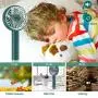 Handheld Fan Rechargeable MOHOO Mini Fan Portable 4 Speed Small Personal Fan 15¡ã Rotatable with Holder, Lanyard and Removable Guard for Desk Home Office Outdoor Beach Travelling