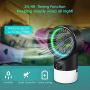 Portable Air Conditioner, Personal Space Evaporative Air Conditioner Fan with 3 Speeds 7 Colors, Personal Air Cooler for Home, Office and Room