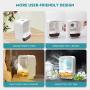 Portable Mini Air Conditioner Fan hominn Evaporative Air Cooler with 3 Speeds and Night Lights 90° Rotatable Personal Small Air Conditioner Suitable for Room, Office, School