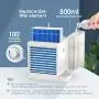 Tesoky Portable Air Conditioner, Personal Air Cooler for Room, Mini Air Conditioner Fan Evaporative Air Cooler, Fan, Air Conditioner, Purifier, Night Light 4-in-1,for Home, Office and Room
