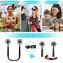 YND Portable Neck Fan Removable Neckband Fan 4000mAh Hand Free Mini Personal Fan with Dual Wind Head LCD Display USB Handheld Fan with 3 Level Air Flow for Outdoor Travel Sport(Black Red) YND Portable Neck Fan Removable Neckband Fan 4000mAh Hand Free Mini Personal Fan with Dual Wind Head LCD Display USB Handheld Fan with 3 Level Air Flow for Outdoor Travel Sport(Black Red)