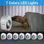 Refroidisseur d'air personnel Mini refroidisseur d'air avec humidificateur et purificateur 3 vitesses réglables avec lumière LED, refroidisseur évaporatif USB avec réservoir d'eau pour petite pièce/bureau/dortoir/chambre. Refroidisseur d'air personnel Mini refroidisseur d'air avec humidificateur et purificateur 3 vitesses réglables avec lumière LED, refroidisseur évaporatif USB avec réservoir d'eau pour petite pièce/bureau/dortoir/chambre.
