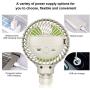HomeLifairy Stroller Fan 2600mAh Battery Fan Clip On Fan Rechargeable Handheld Personal Portable Fan Car Seat Fan for Baby Small Desk USB Mini Fan for Stroller Accessories Crib Car Rides (White)