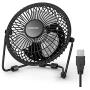 Desk Fan, USB Fan With Enhanced Airflow 6 Inch Small Desk fan with Quiet Operation Portable Mini Table Fan for office/Desk/Bedroom/Home