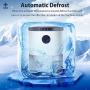 KLOUDI Dehumidifier for Home Small Portable Quiet Dehumidifiers with Humidify Control 77.5oz 2300ml 480 sq ft Dehumidifiers for Basements Bedroom Bathroom RV