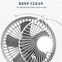 USB Table Fans Oscillation Desktop Fan 3 Speed 60° Oscillating Quiet Small Desk Fan Summer Cooling Fan for Bedroom Office Home Camping