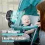 Portable Stroller Fan, Use As Power Bank, 55H 12000mAh Battery Operated Fan Flexible Tripod Baby Car Seat Fan, Personal Mini Handheld/Desk/Small Clip On Fans For Stroller, Carseat, Beach, Bed, Camping