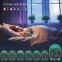 Portable Air Conditioner Fan, Small Desktop Air Cooler Fan, USB Powered Portable Personal Air Cooler , 3 speed with night light ,suitable for Home Office Bedroom (GREEN)