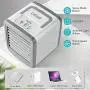 CHEGIF Portable Air Conditioner,Evaporative Mini Air Cooler Fan with 7 Colors Light,Low Noise Desktop Mini Cooling Fans for Home,Office,Outdoors CHEGIF Portable Air Conditioner,Evaporative Mini Air Cooler Fan with 7 Colors Light,Low Noise Desktop Mini Cooling Fans for Home,Office,Outdoors