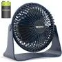 BESKAR 10000mAh Rechargeable Battery Operated Small Table Fan, 6-Inch Personal Quiet Fan with 36Hrs Long Working Time, 3 Speeds & Strong Airflow, Mini USB Desk Fan for Office Bedroom Home BESKAR 10000mAh Rechargeable Battery Operated Small Table Fan, 6-Inch Personal Quiet Fan with 36Hrs Long Working Time, 3 Speeds & Strong Airflow, Mini USB Desk Fan for Office Bedroom Home