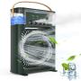 Ventilateur Portatif avec Refroidisseur d'Air Évaporatif, Petit Ventilateur de Bureau USB, avec 3 Vitesse, 3 Modes de Pulvérisation, Minuterie 1/2/3H et Ajustement de 60° et Lumière LED 7 Couleurs pour Bureau, Maison, Dortoir, Extérieur Ventilateur Portatif avec Refroidisseur d'Air Évaporatif, Petit Ventilateur de Bureau USB, avec 3 Vitesse, 3 Modes de Pulvérisation, Minuterie 1/2/3H et Ajustement de 60° et Lumière LED 7 Couleurs pour Bureau, Maison, Dortoir, Extérieur