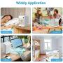 Portable Air Cooler, Portable Air Conditioner Desktop Fan Personal Mini Evaporative Air Cooler with LED Display,Night Lights & Water Tank,Super Quiet Auto Rotation Cool Mist for Bedroom Office Outdoor