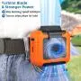 Vent Personnel Miniature à Clip Ventre/Collier 2 en 1, Flux d'Air Puissant 6200RPM, Batterie Rechargeable 6000mAh, Ventilateur Portatif à Clip pour Ceinture/Vêtement pour Camping, Travail et Extérieur Vent Personnel Miniature à Clip Ventre/Collier 2 en 1, Flux d'Air Puissant 6200RPM, Batterie Rechargeable 6000mAh, Ventilateur Portatif à Clip pour Ceinture/Vêtement pour Camping, Travail et Extérieur