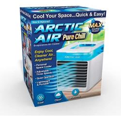 Ontel Arctic Air Pure Chill Evaporative Ultra Portable Personal Air Cooler with 4-Speed Air Vent