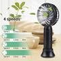 Kelibo Mini Handheld Fan, Small USB Personal Portable Desk Fan Mini Pocket Table Fan with USB Rechargeable, Electric Fan for Household Office Traveling Outdoor …