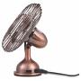 HOLMES Heritage 4-Inch Mini USB Desk Fan, Brushed Copper