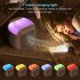 Portable Bedroom Air Conditioner,Cooling Fan, 3 Speed 7 Colors with Handle Personal Air Conditioner Cooler, Rechargeable Silent Evaporative Suitable for Home Room Office and Car