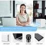 Portable Air Conditioner, Evaporative Air Cooler Rechargeable Battery Operated Air Conditioner with 3 Speed Modes Personal Mini Air Conditioner Fan, Air Conditioner for Small Room, Home, Office, Car