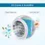 Portable Air Conditioner, Rechargeable Evaporative Air Conditioner with Low Noise 3 Speeds 6 Colors LED Light, Multifunctional Air Cooler with Handle for Home, Office and Room Portable Air Conditioner, Rechargeable Evaporative Air Conditioner with Low Noise 3 Speeds 6 Colors LED Light, Multifunctional Air Cooler with Handle for Home, Office and Room