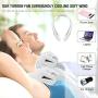 Portable Neck Fan, 2400mAh Battery Powered Fan, 360° Free Rotation Cooling Fan, Hands Free Bladeless Fans, 3 Speeds 70 Air Outlet Wearable Sports Rechargeable Fan