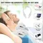 Portable Neck Fan, 2400mAh Battery Powered Fan, 360° Free Rotation Cooling Fan, Hands Free Bladeless Fans, 3 Speeds 70 Air Outlet Wearable Sports Rechargeable Fan