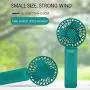 Vent portatif pliable Fortyone, petit ventilateur de poche rechargeable, mini ventilateur personnel portable, 3 vitesses [vert foncé]