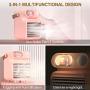 Portable Air Conditioner Fan, CEENFFO Personal Air Cooler 3-in-1 Mini Conditioner 3 Wind Speed, 3 Colors Desktop Air Conditioner with Handle for Home/Office/Room/Outdoor